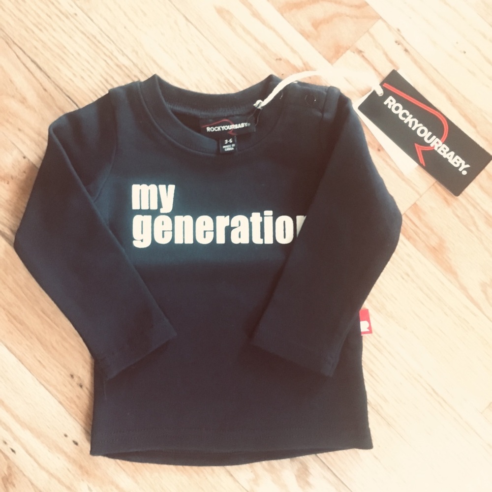 Rock your baby “My Generation” long sleeve tee